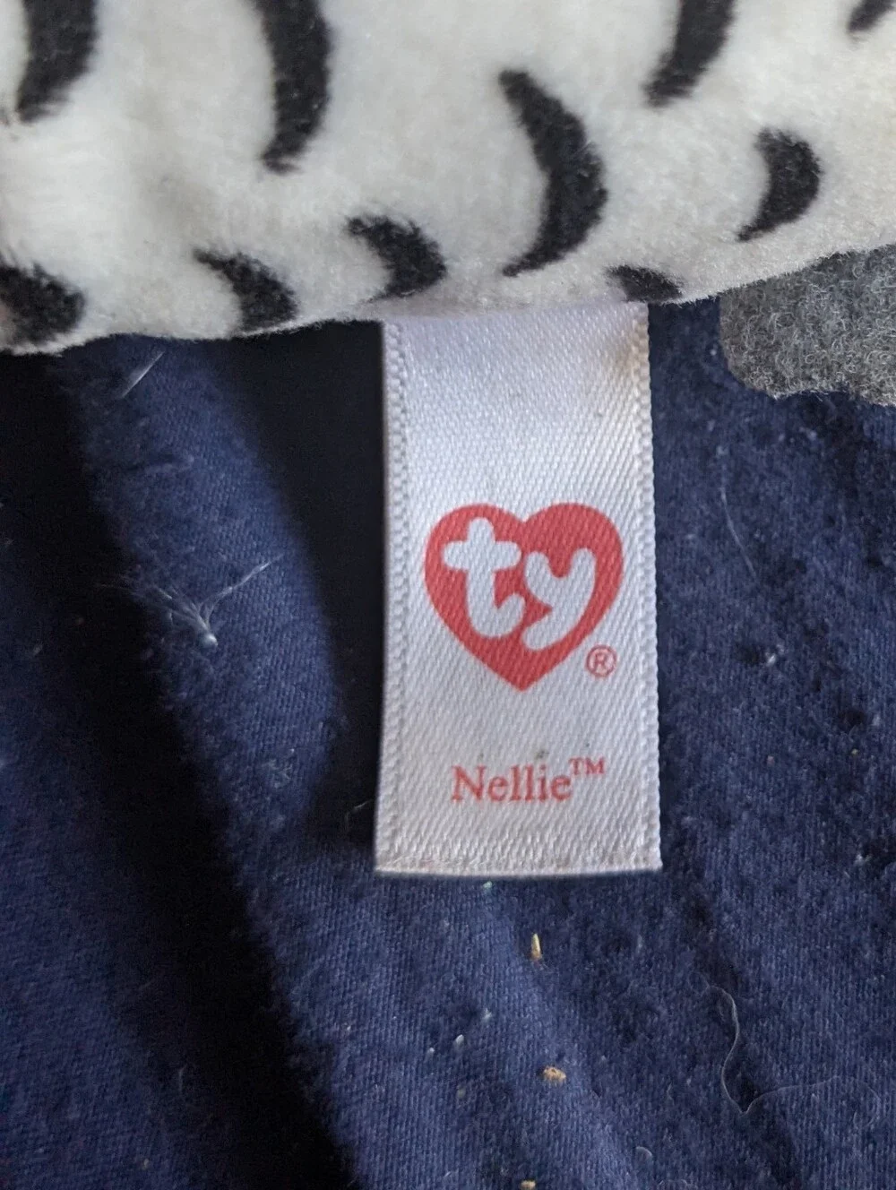 Ty Teeny Tys Beanie Boos Stackable Nellie The Owl Plush Toy